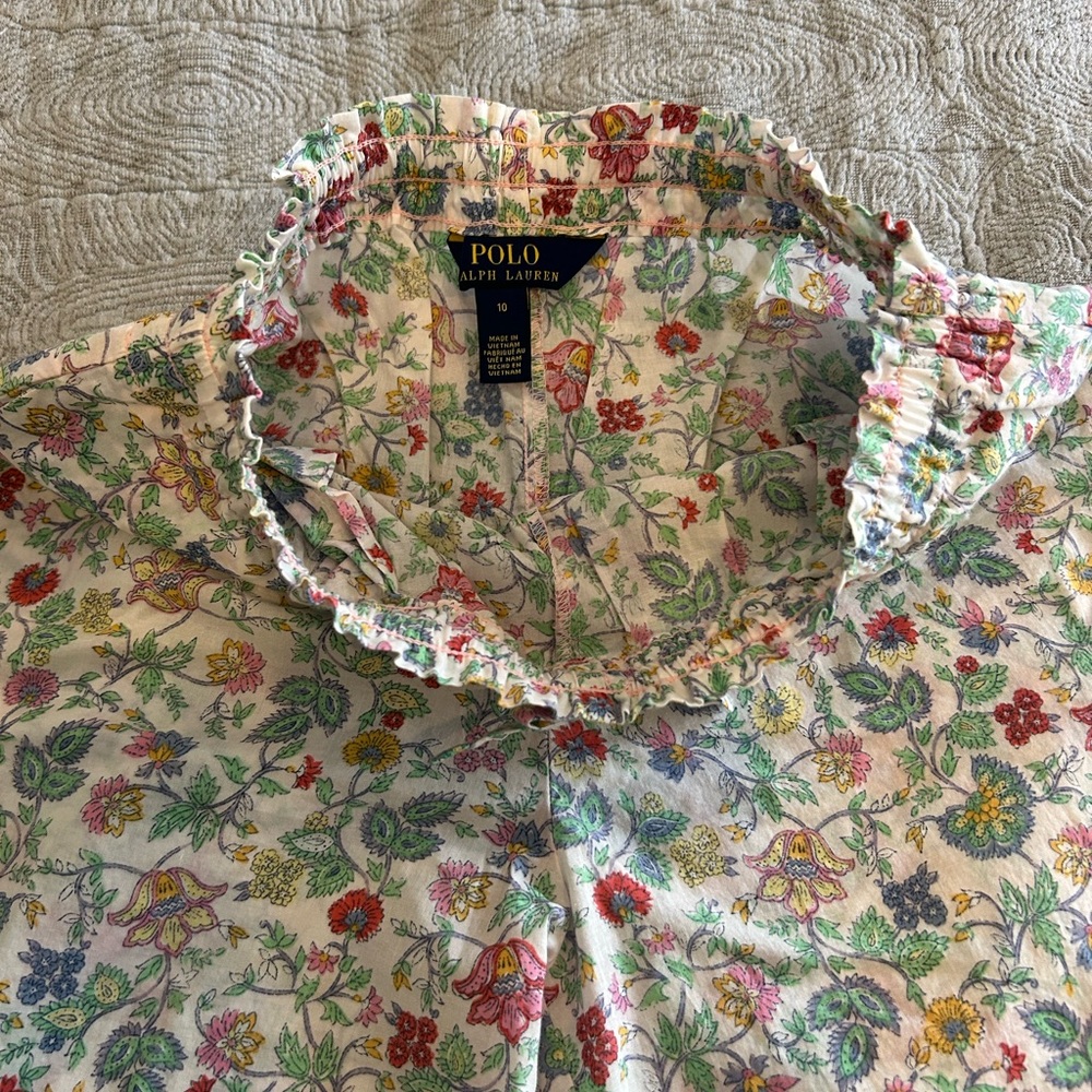 Polo Ralph Lauren Floral Sleeveless Top and Pants Set - Picture 8 of 10